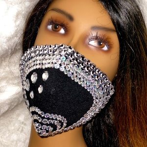 Diamond Bling Face Mask (Style B)